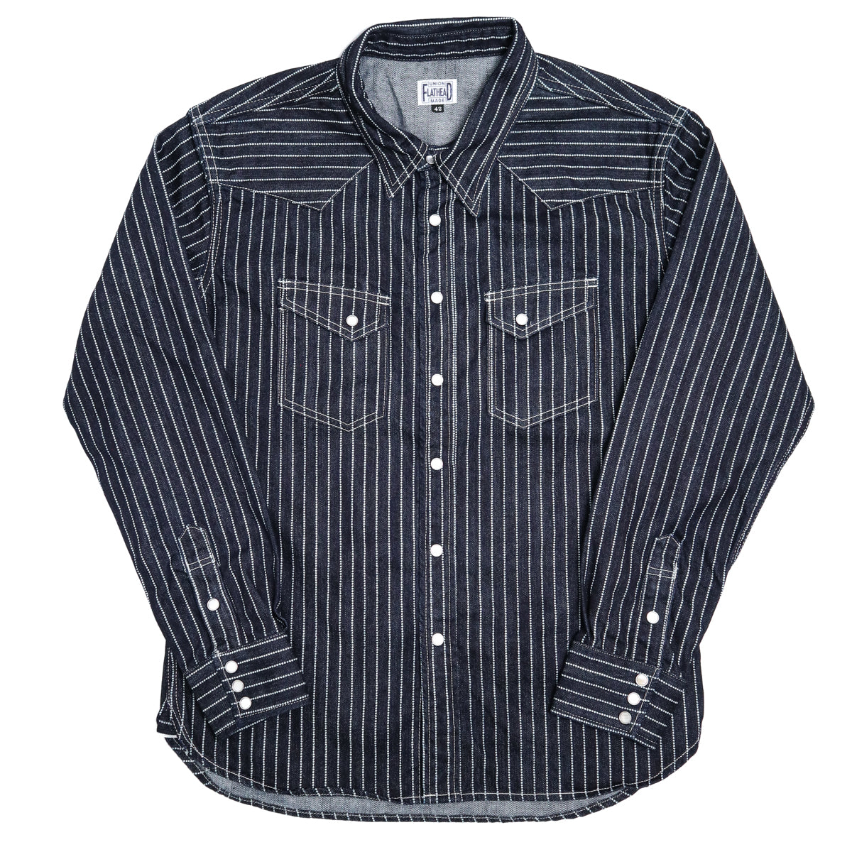 FN-SDW-701L 10oz Denim Wabash Western Shirt