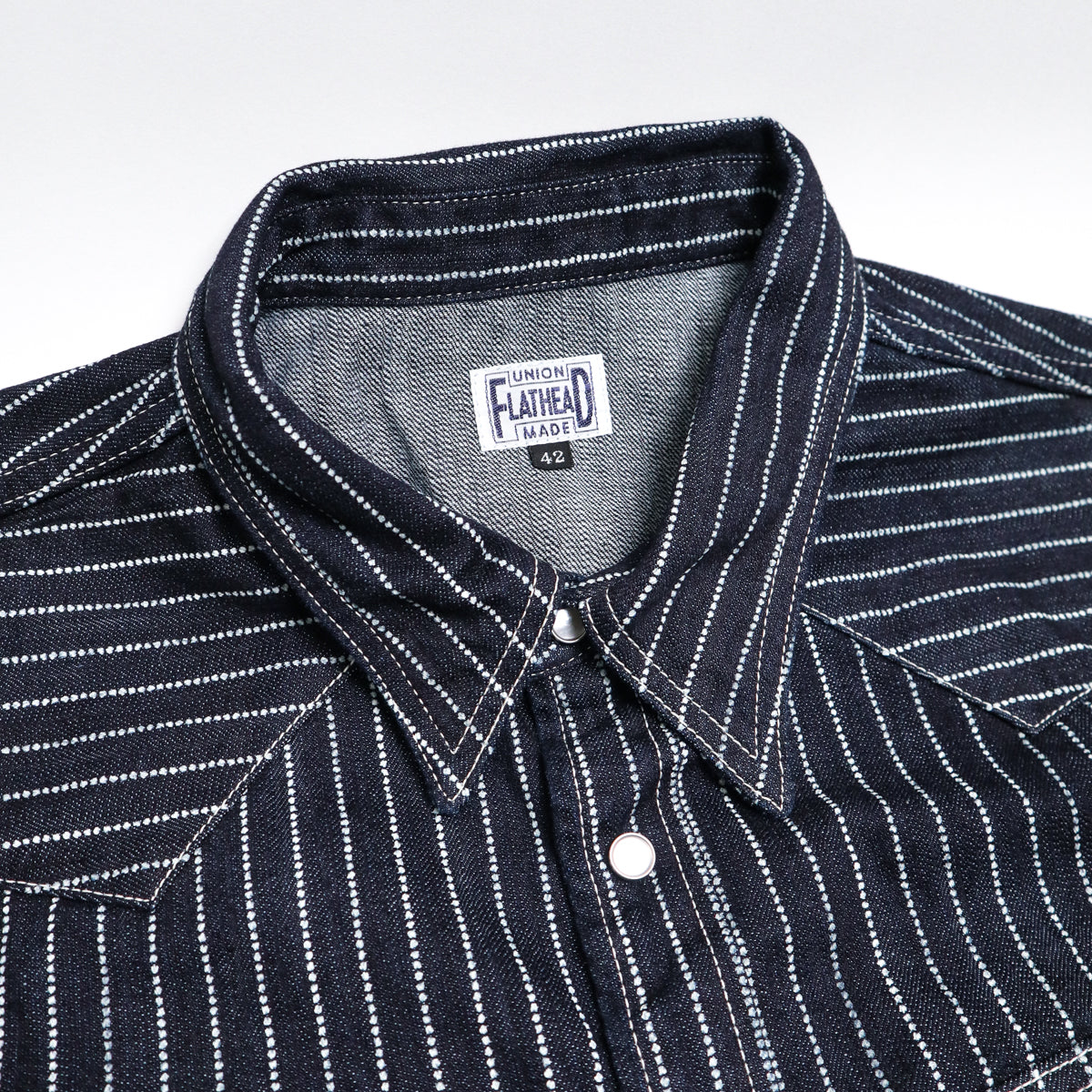 FN-SDW-701L 10oz Denim Wabash Western Shirt