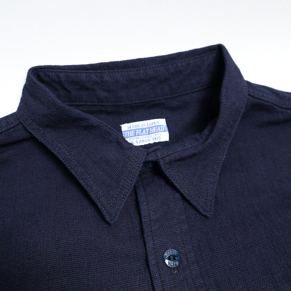 FN-SCK-009L 5.5oz Indigo Dobby Work Shirt