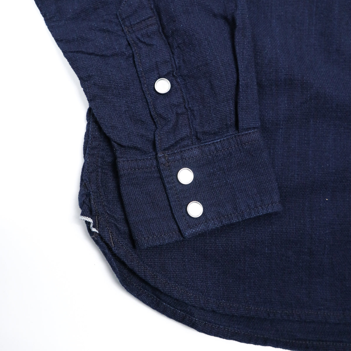 FN-SCW-002L 5.5oz Indigo Dobby Western Shirt