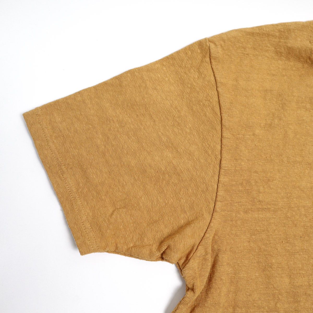 No.8 Slub Nep T-Shirt Yellow