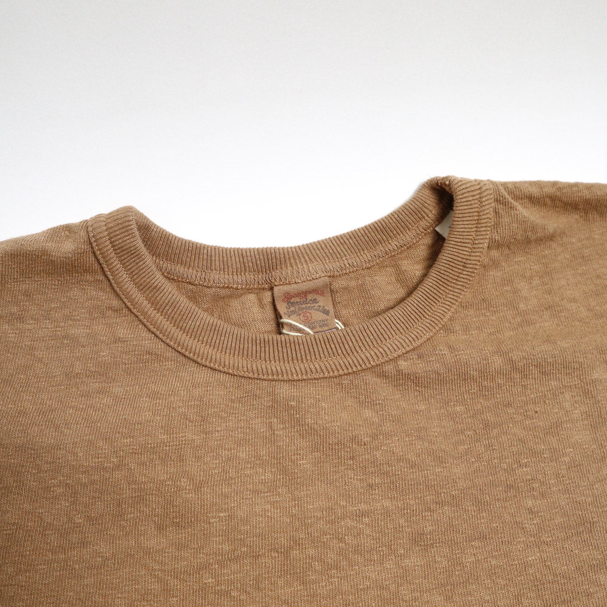 No.8 Slub Nep T-Shirt Camel