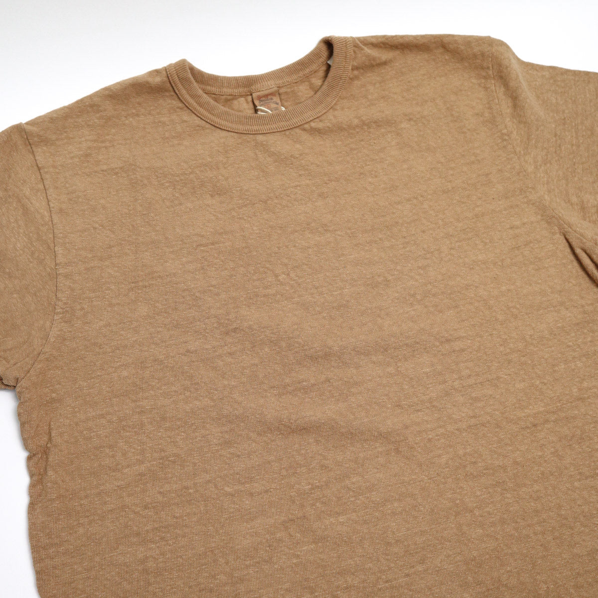 No.8 Slub Nep T-Shirt Camel