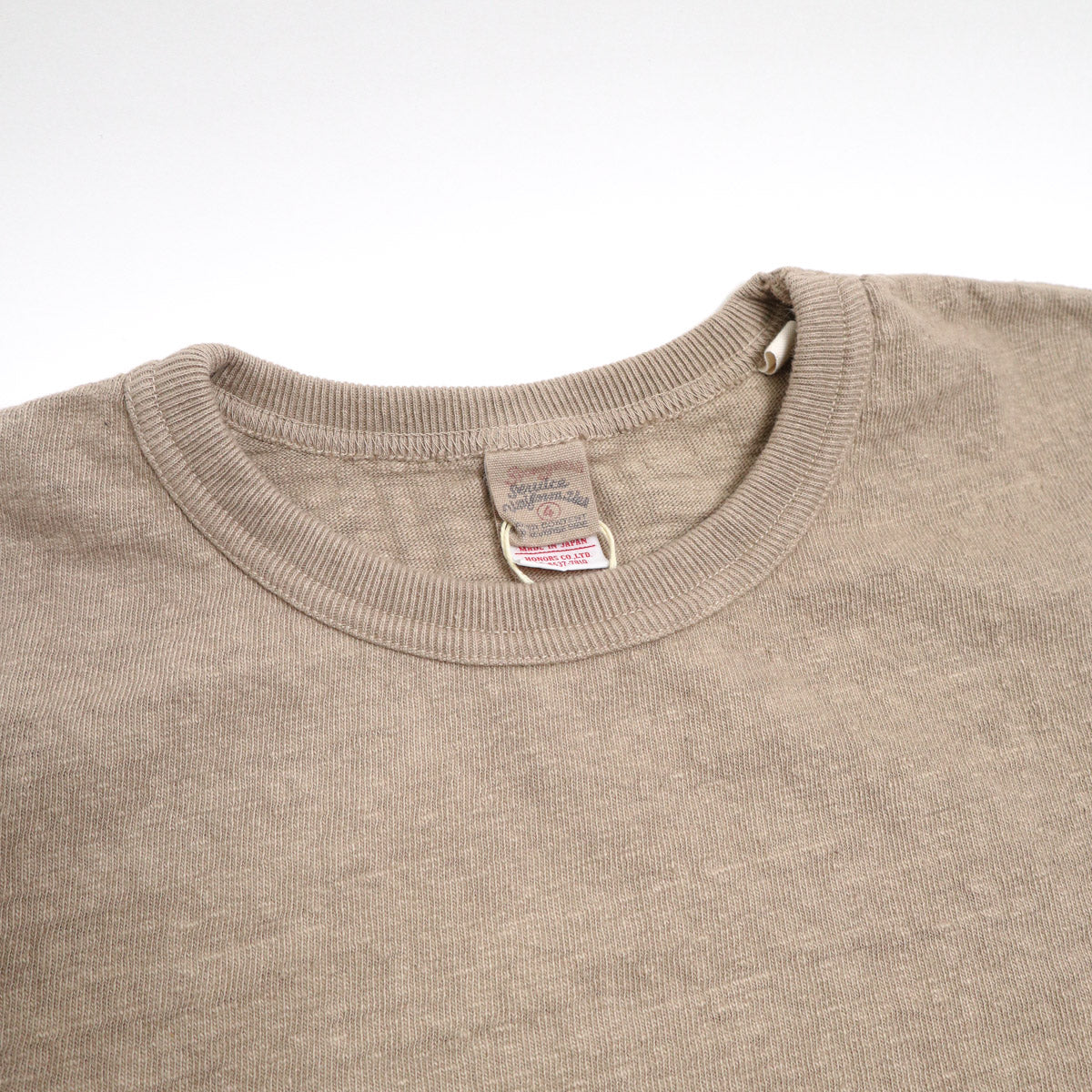 No.8 Slub Nep T-Shirt Beige