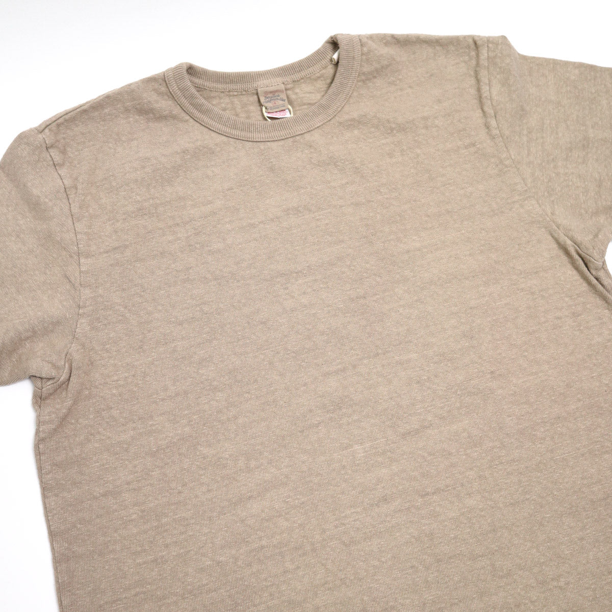 No.8 Slub Nep T-Shirt Beige