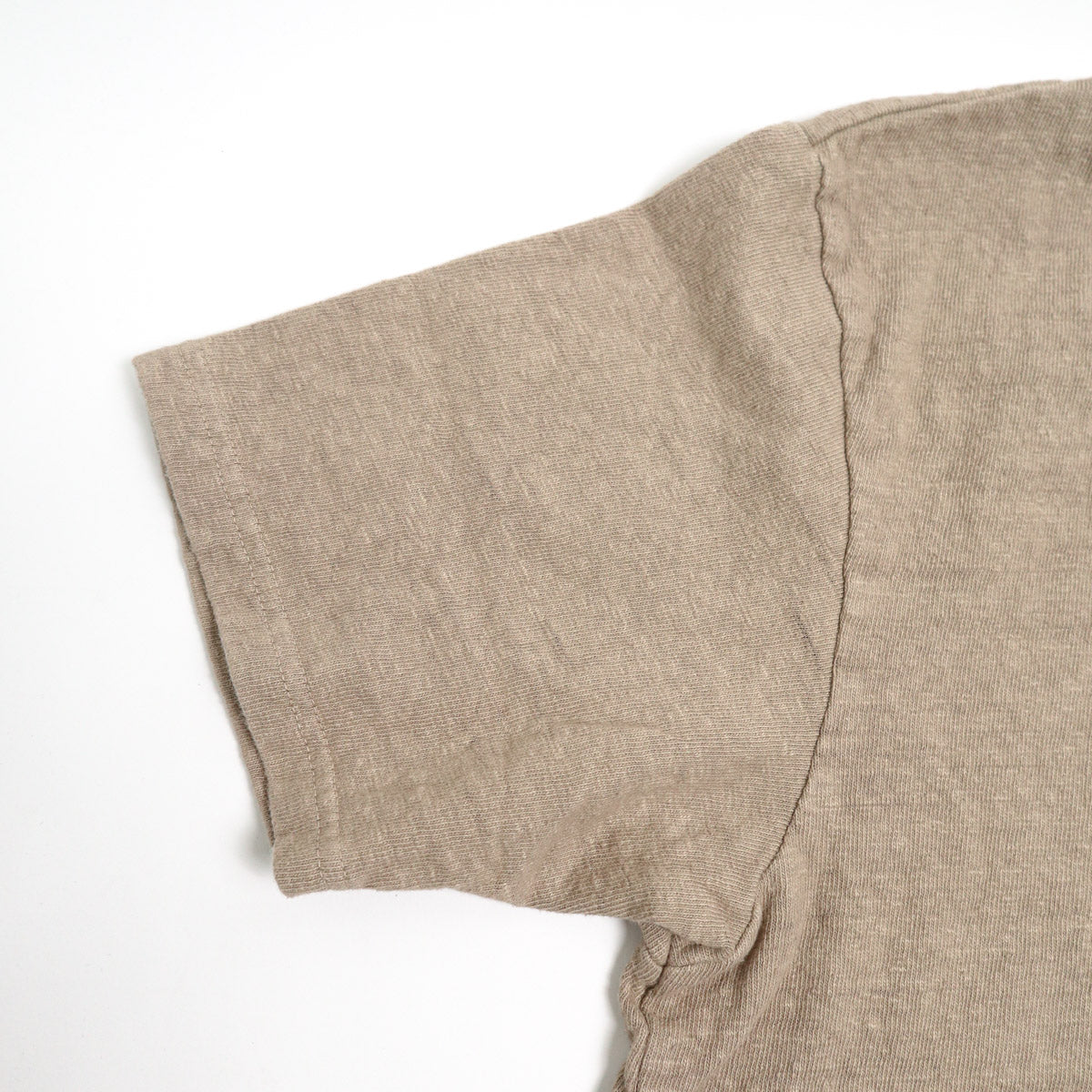 No.8 Slub Nep T-Shirt Beige