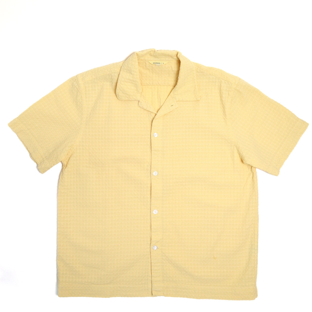 Resort Shirt Sunflower Geo Weave
