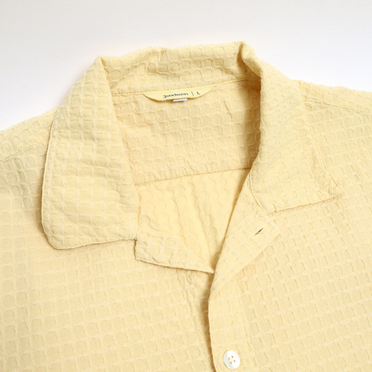 Resort Shirt Sunflower Geo Weave
