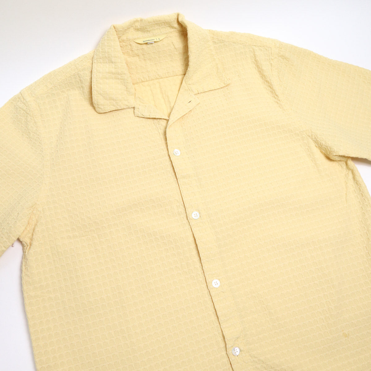 Resort Shirt Sunflower Geo Weave
