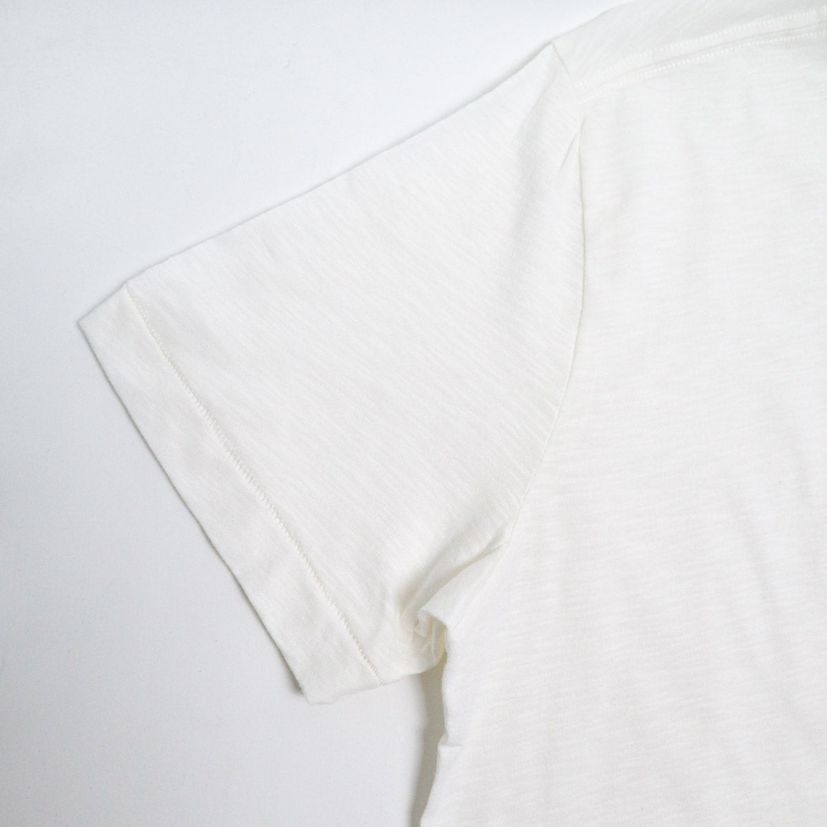 Good Basics SCT04.05 Unisex Short Sleeve Pima Slub Relaxed Fit Tee White