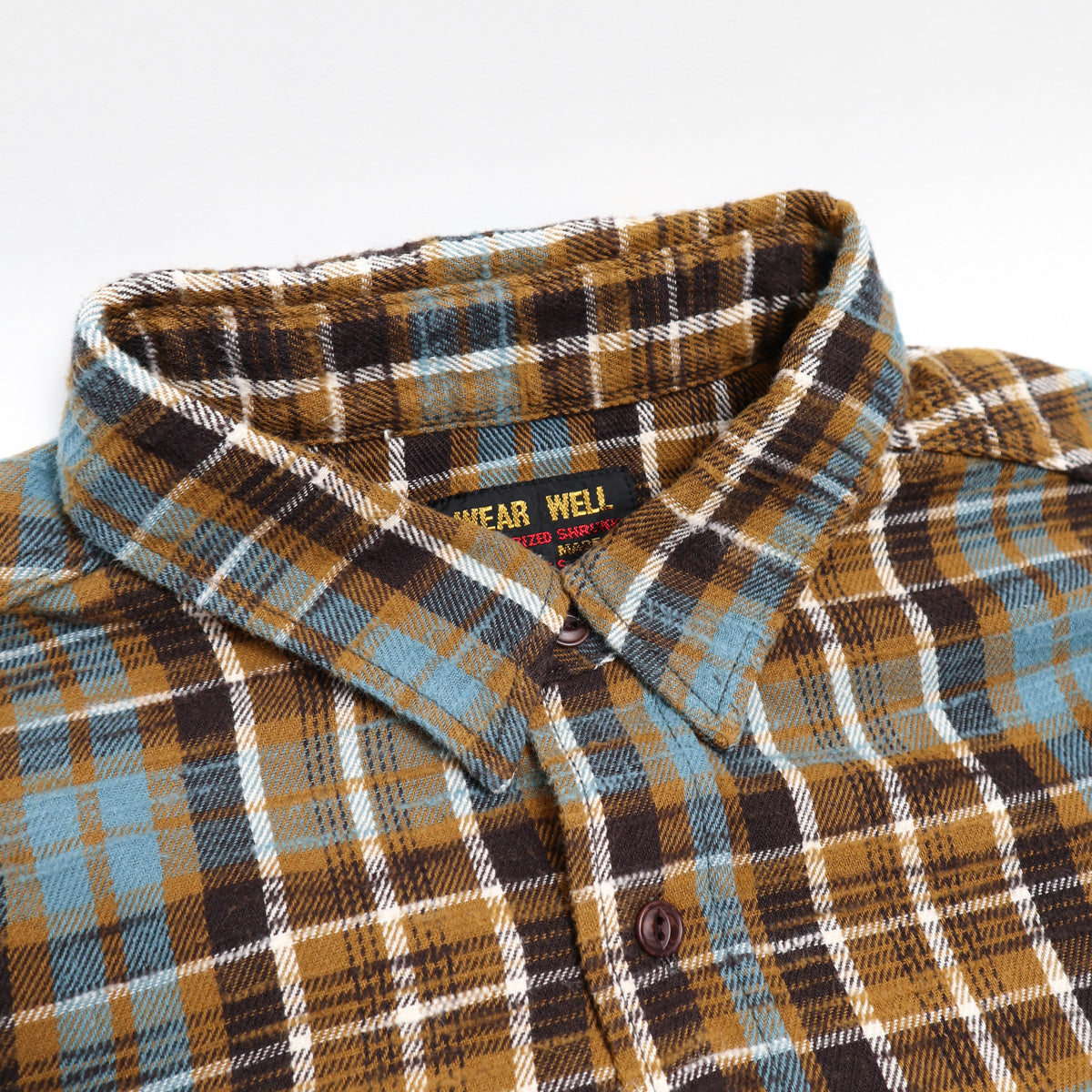 Slubby Flannel Shirt Mustard