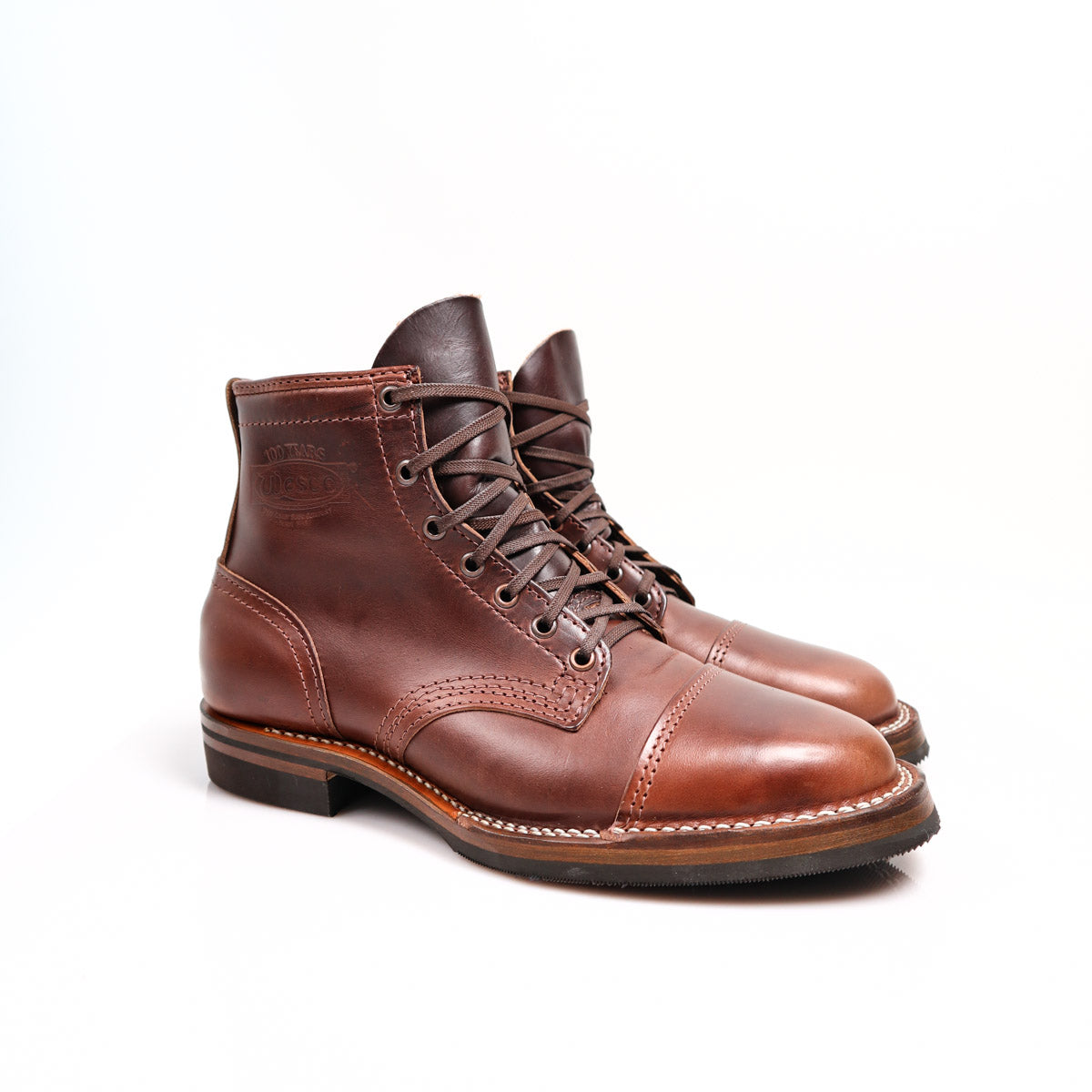 Wesco X Brooklyn Clothing Custom Hendrik Horween Brown Teacore Horsehide