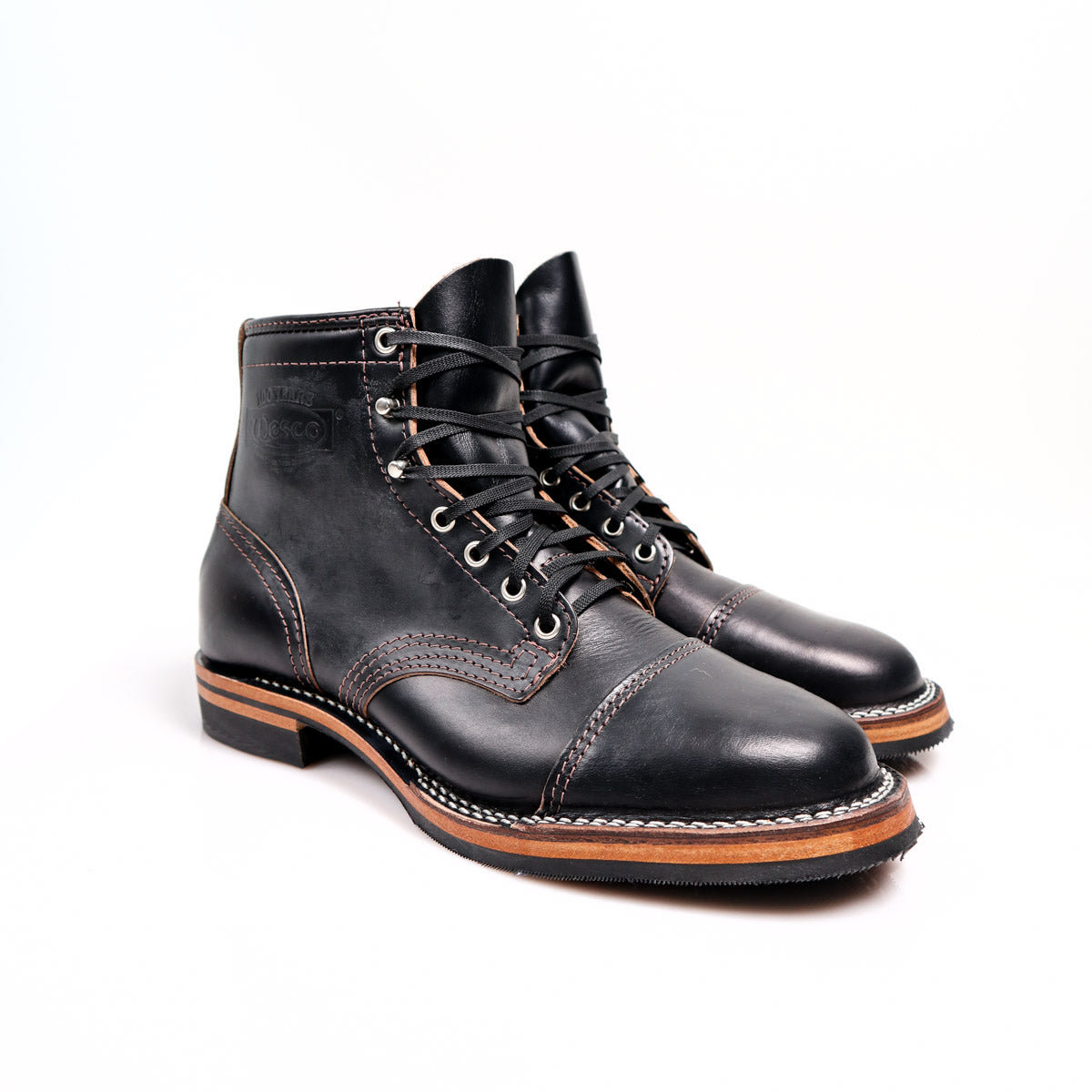Wesco X Brooklyn Clothing Custom Hendrik Horween Black Teacore Horsehide