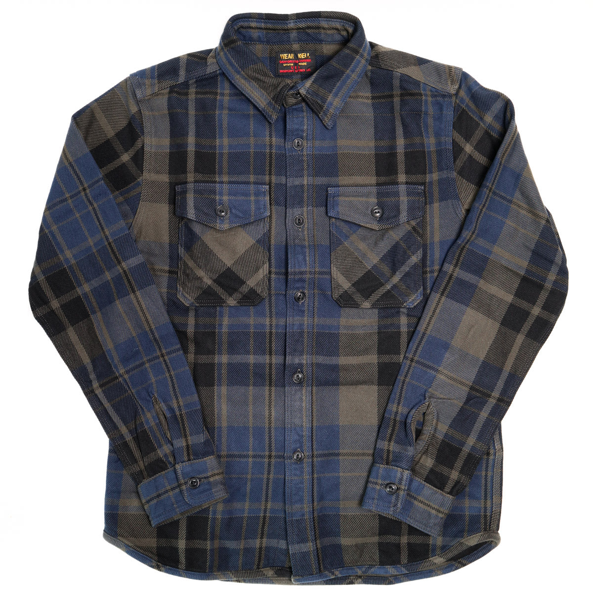 502552 Extra Heavy Flannel Navy