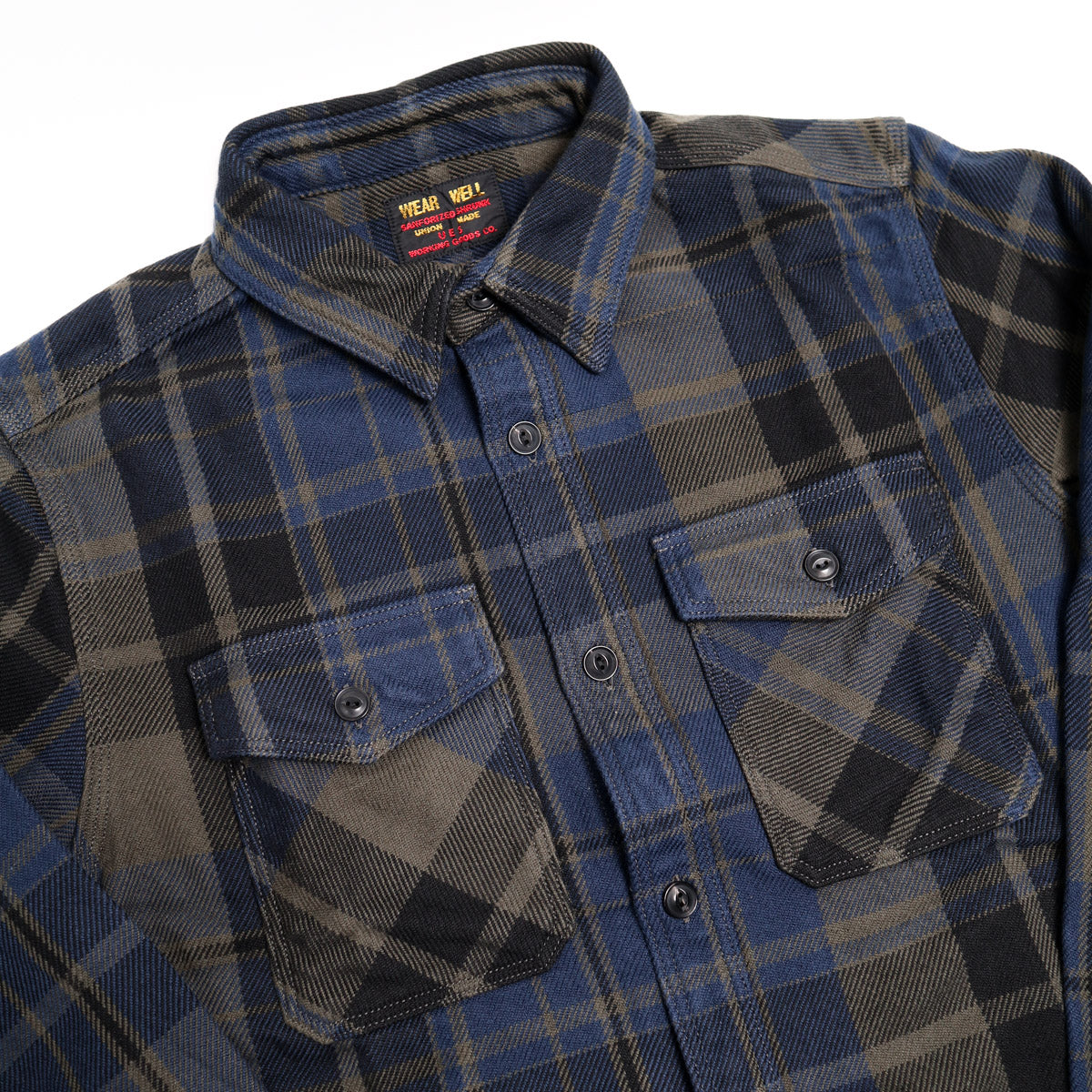 502552 Extra Heavy Flannel Navy