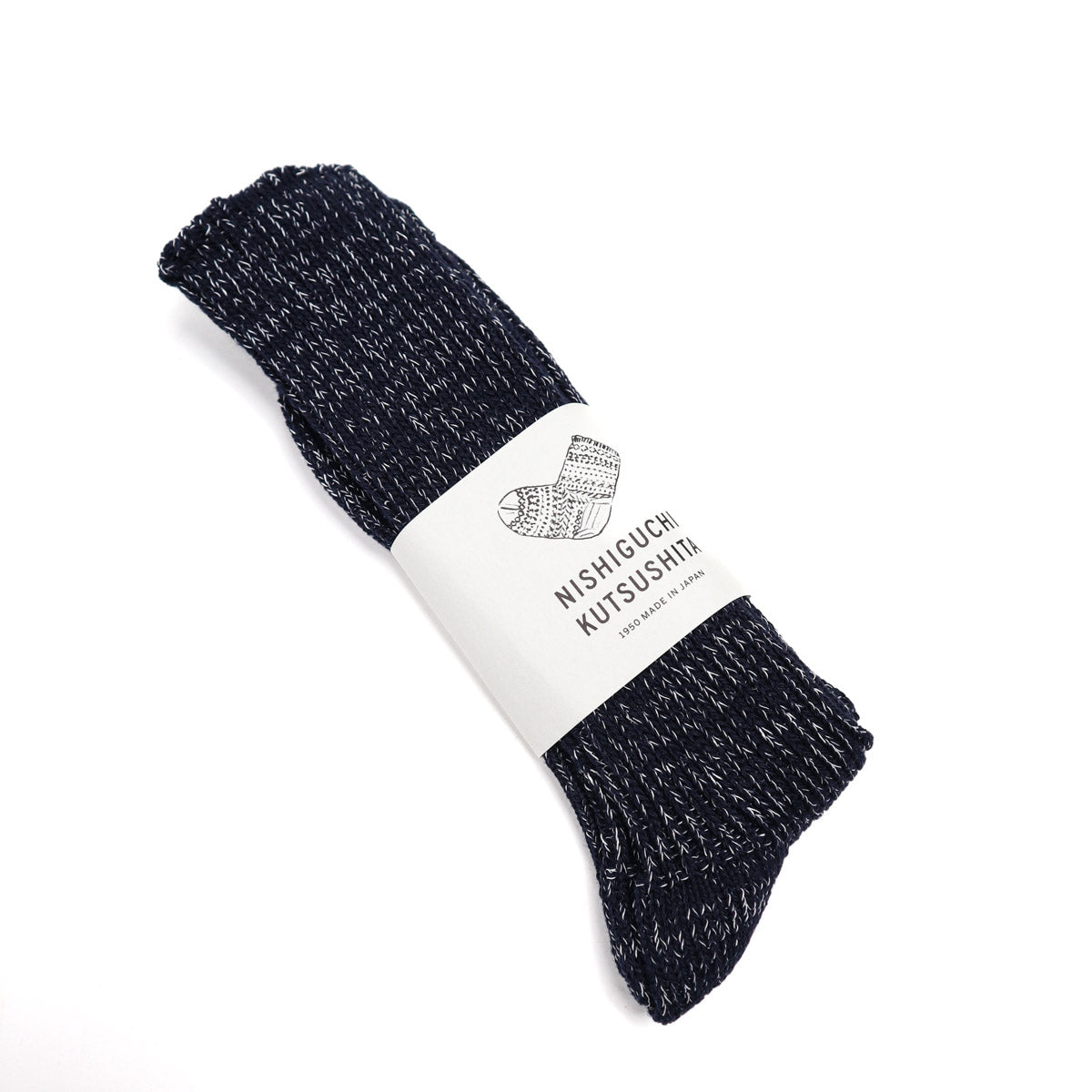 Boston Hemp Cotton Ribbed Socks Midnight