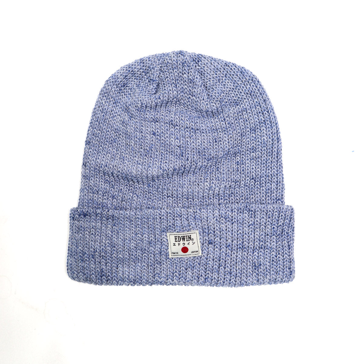 Edwin Shaker Cotton Knit Beanie Vintage Denim