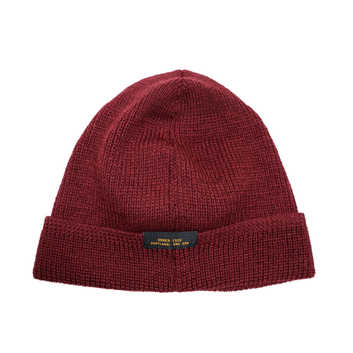 Wool Watch Cap Burgundy