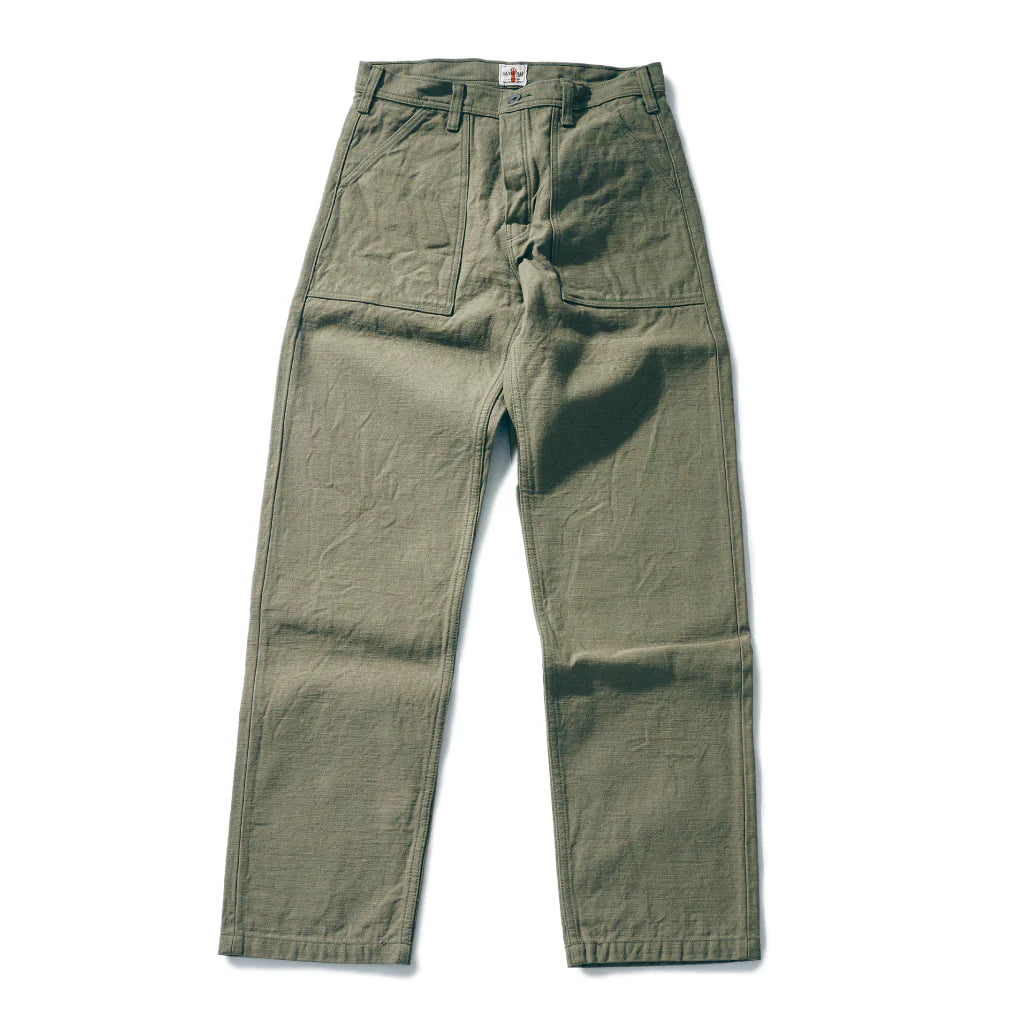 SJ52BP 15oz Heavy Baker Pant Olive