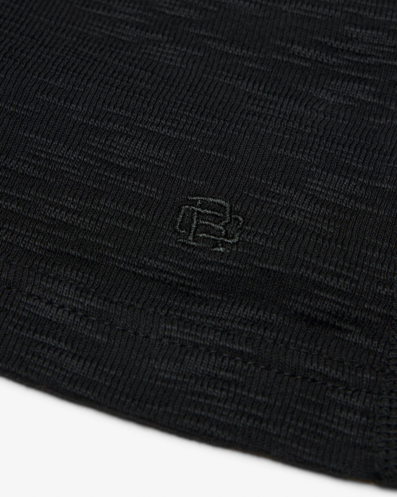 1x1 Slub Slim Long Sleeve Black