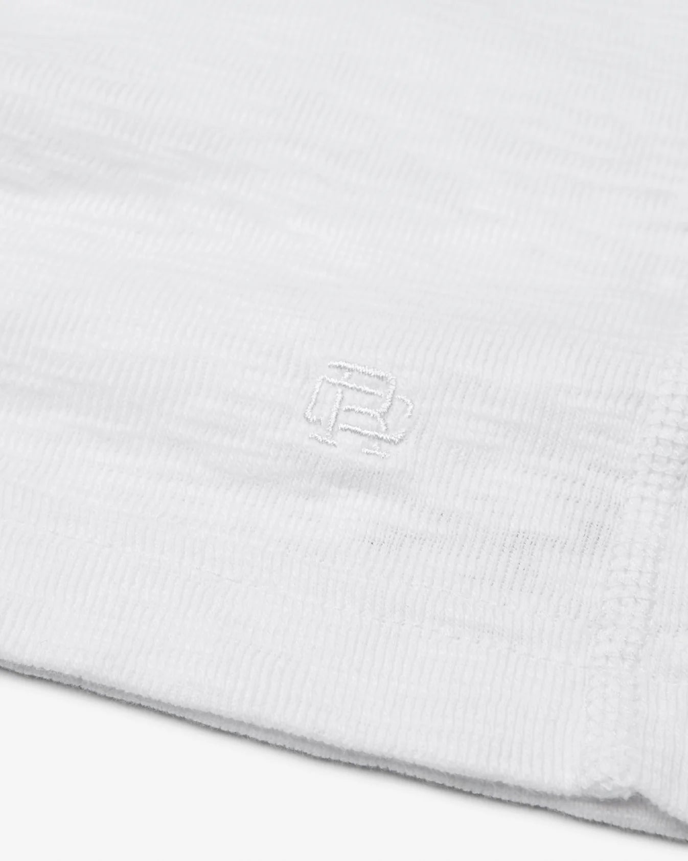 1x1 Slub Slim Henley White