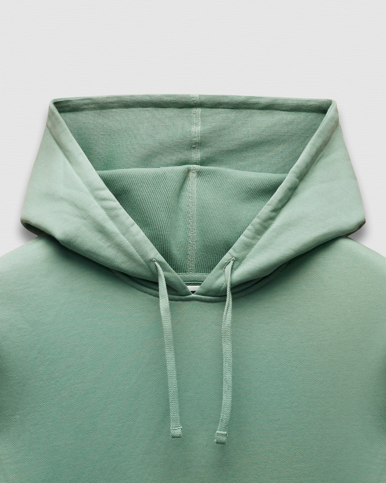 Midweight Terry Slim Pullover Hoodie Sage