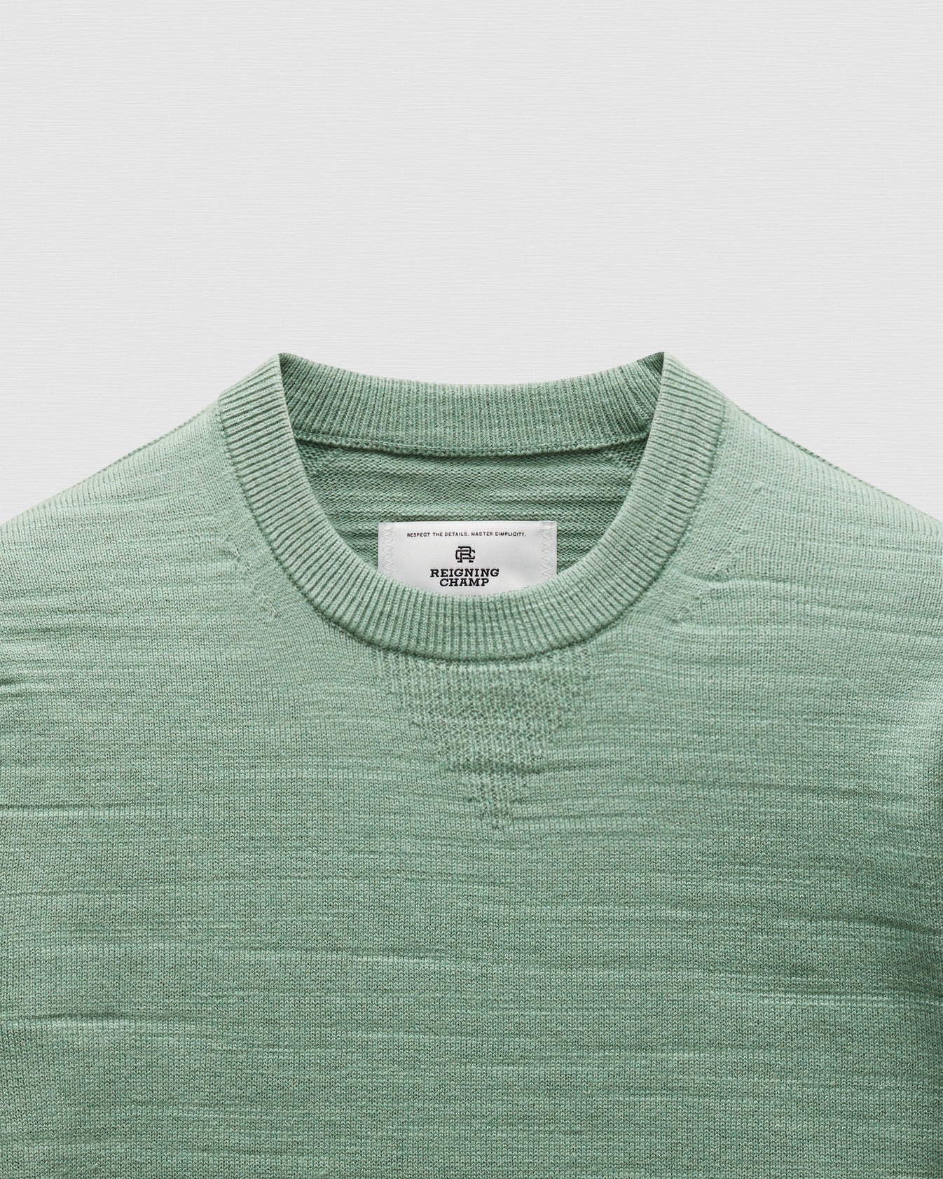Cotton Slub Laurel Crewneck Sage