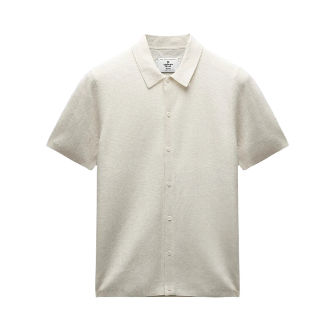 Cotton Linen Piazza Shirt Heather Oatmeal