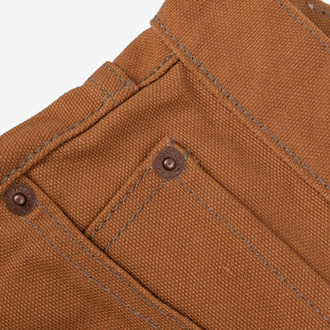IH-888D 17oz Duck Relaxed Taper Brown