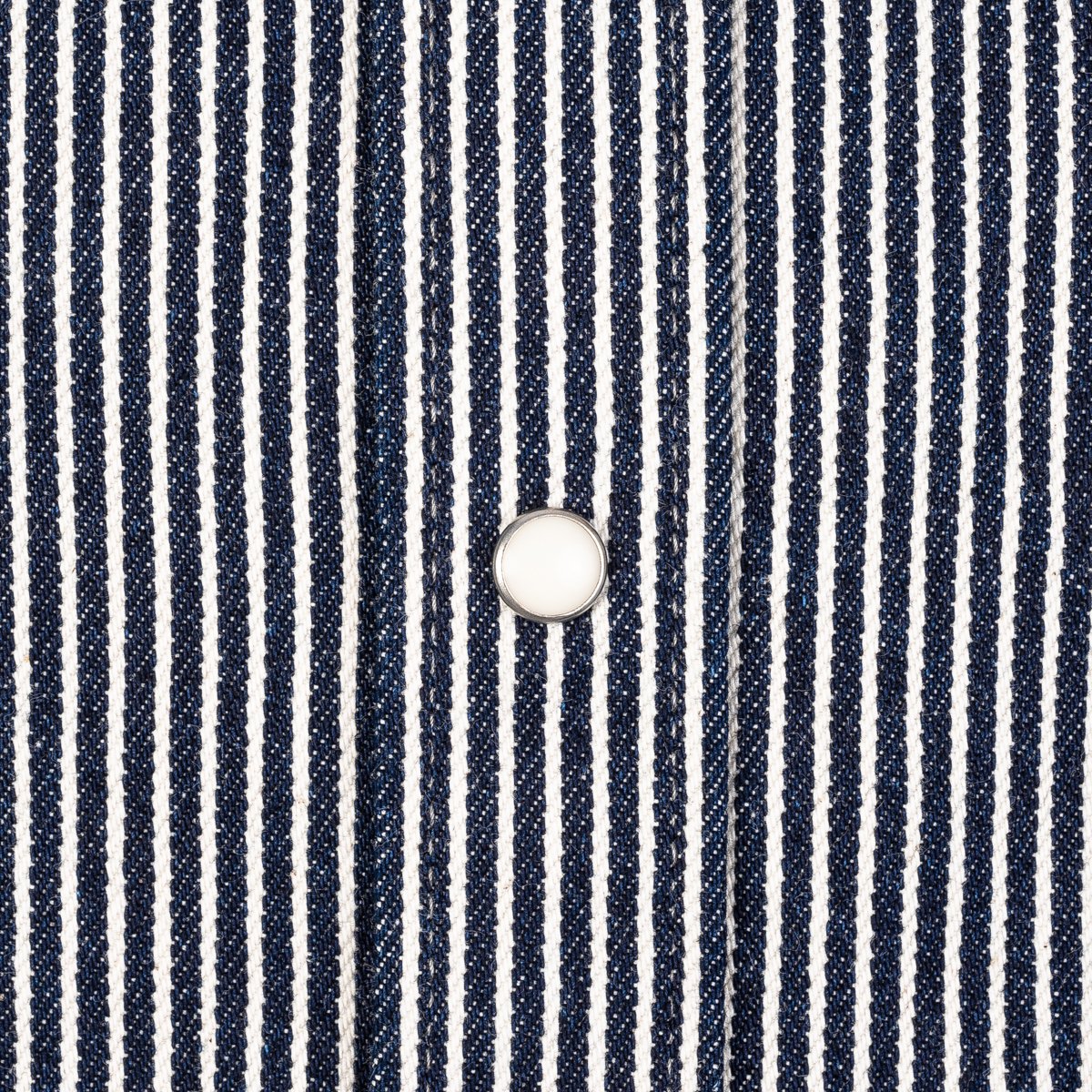 IHSH-07-IND 12oz Hickory Stripe Western Shirt Indigo