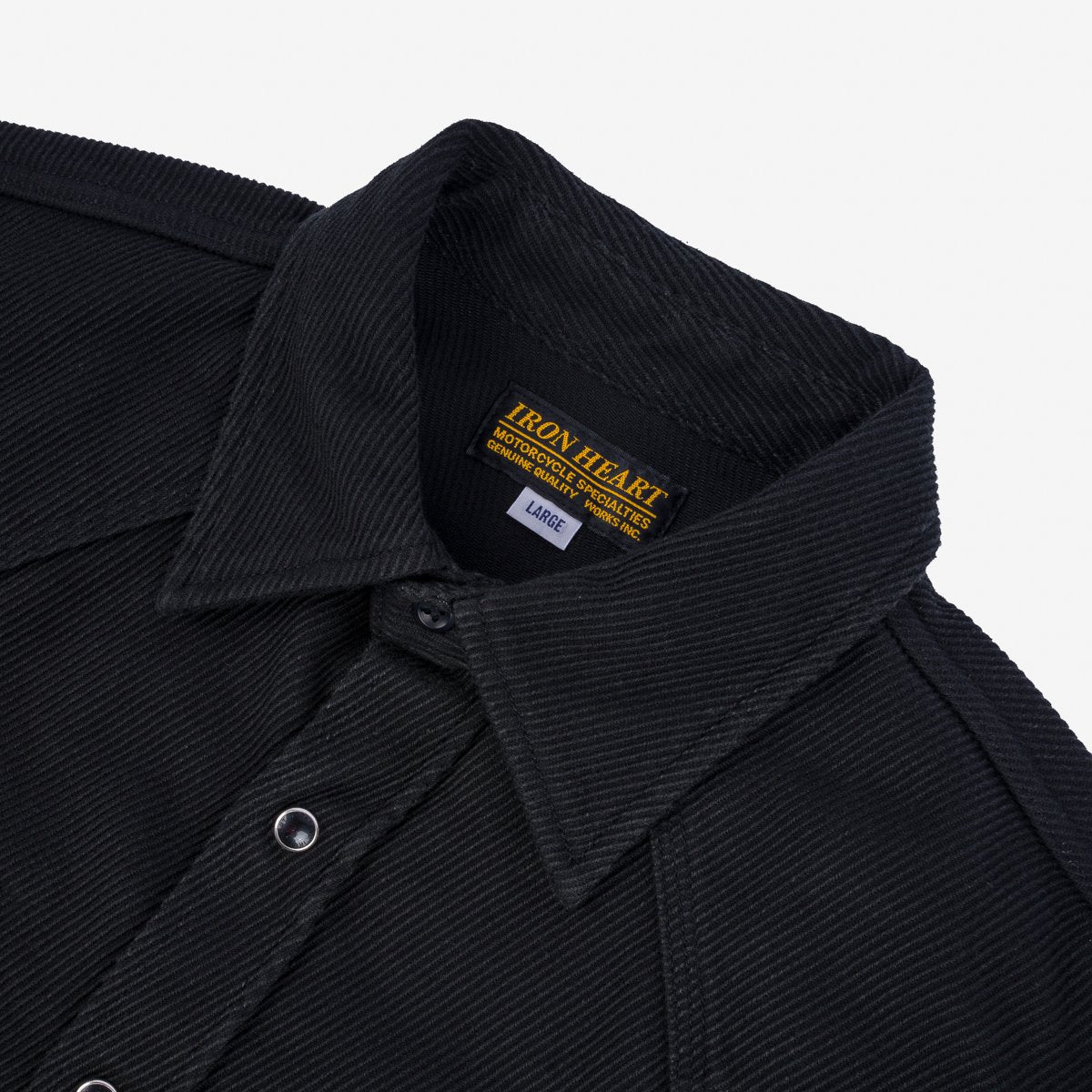 IHSH-234-BLK Kersey Western Shirt Black