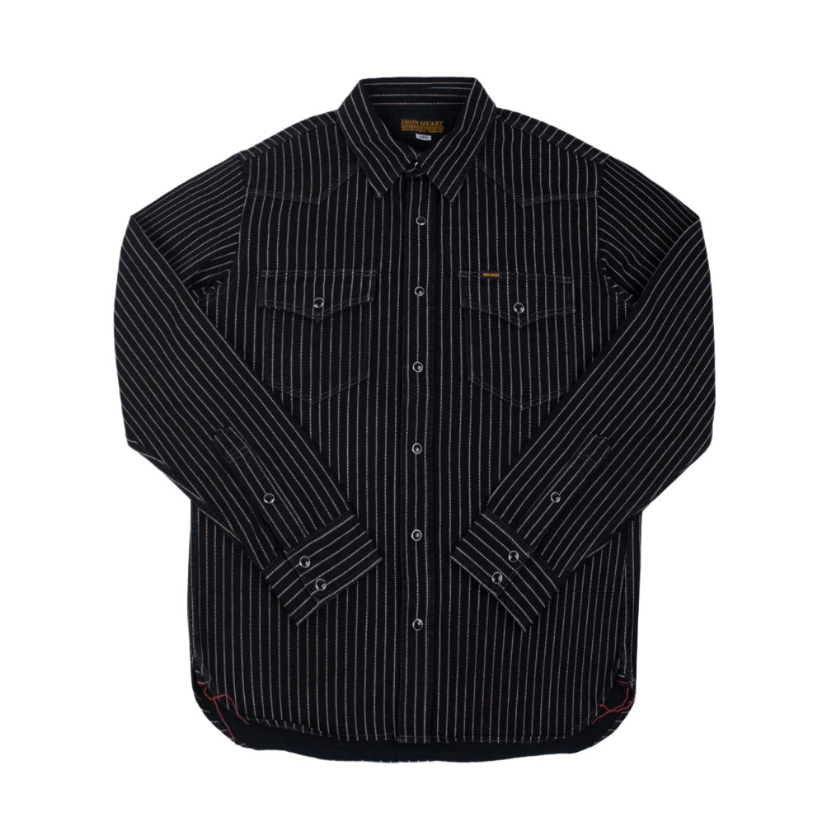 IHSH-62-BLK 12oz Wabash Western Shirt Black
