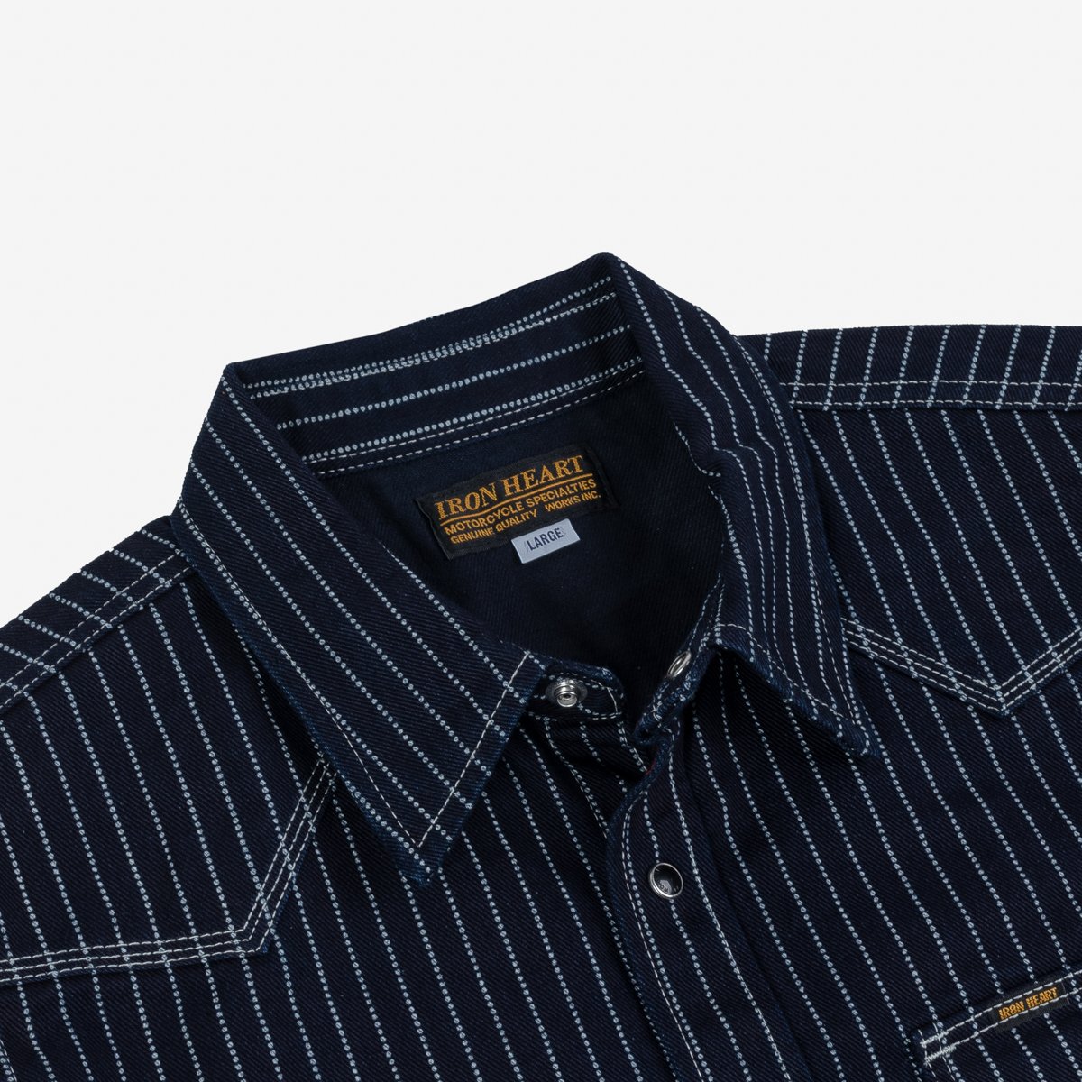 IHSH-62-IND 12oz Wabash Western Shirt Indigo