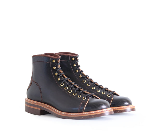 SS24 Presale - Monkey Boots Shinki Hikaku Horsebutt Black - 50% Deposit