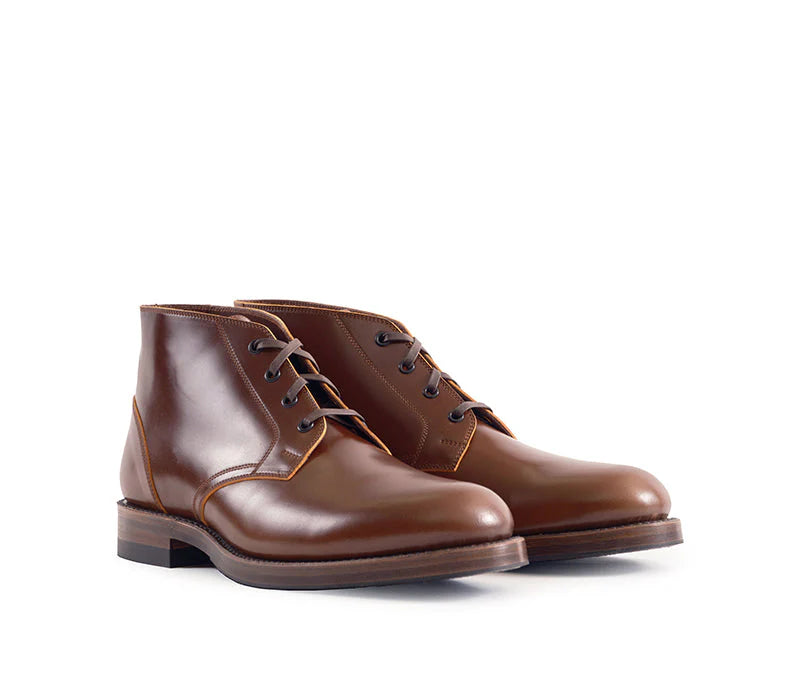 LK-022 Steadfast Chukka Shinki Hikaku Shell Cordovan Cognac