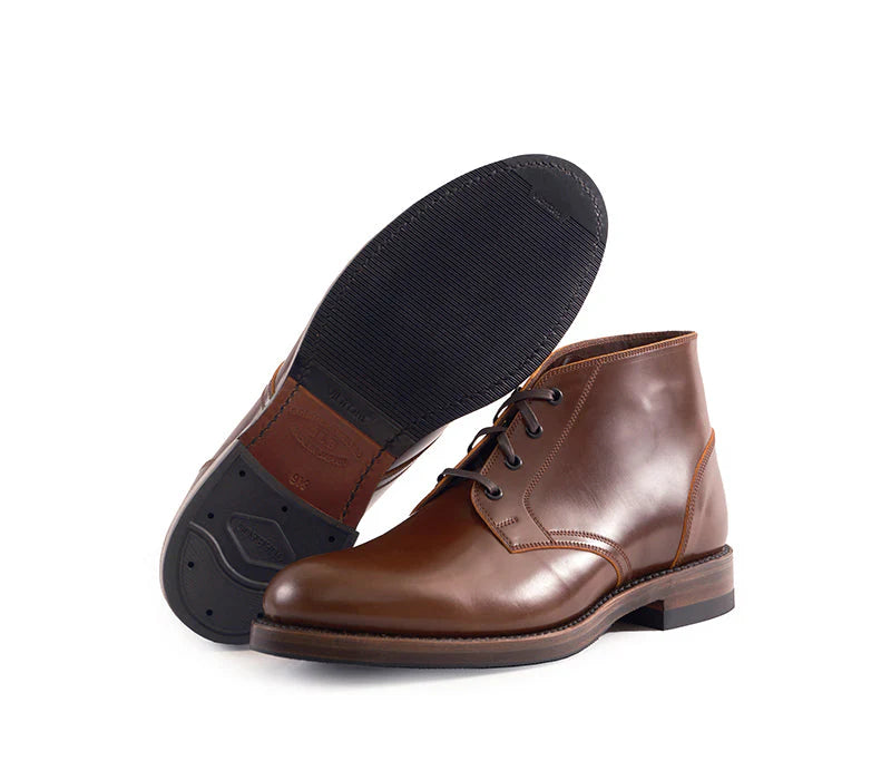 LK-022 Steadfast Chukka Shinki Hikaku Shell Cordovan Cognac