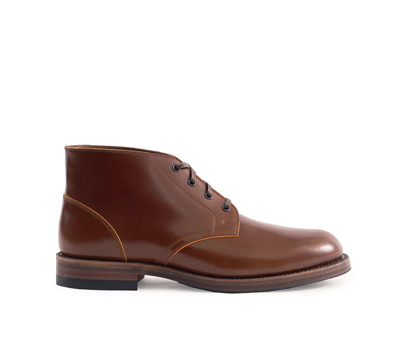 LK-022 Steadfast Chukka Shinki Hikaku Shell Cordovan Cognac