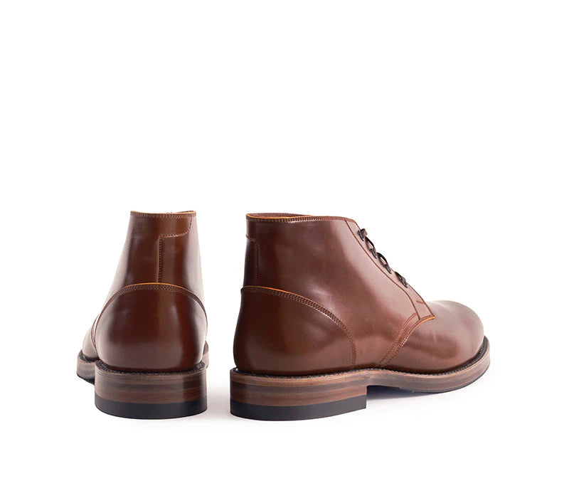 LK-022 Steadfast Chukka Shinki Hikaku Shell Cordovan Cognac