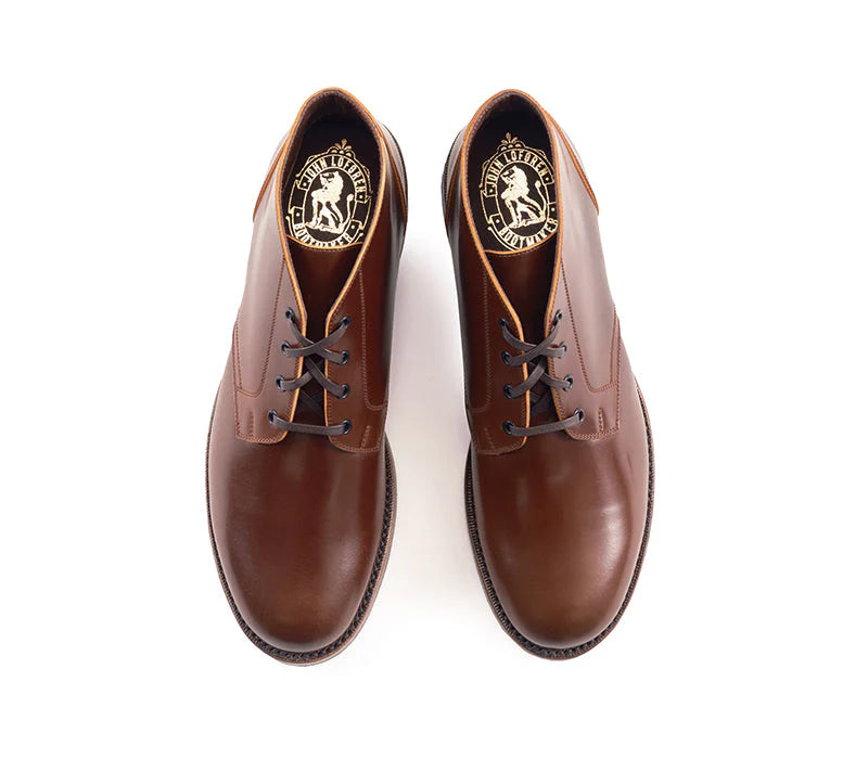 LK-022 Steadfast Chukka Shinki Hikaku Shell Cordovan Cognac