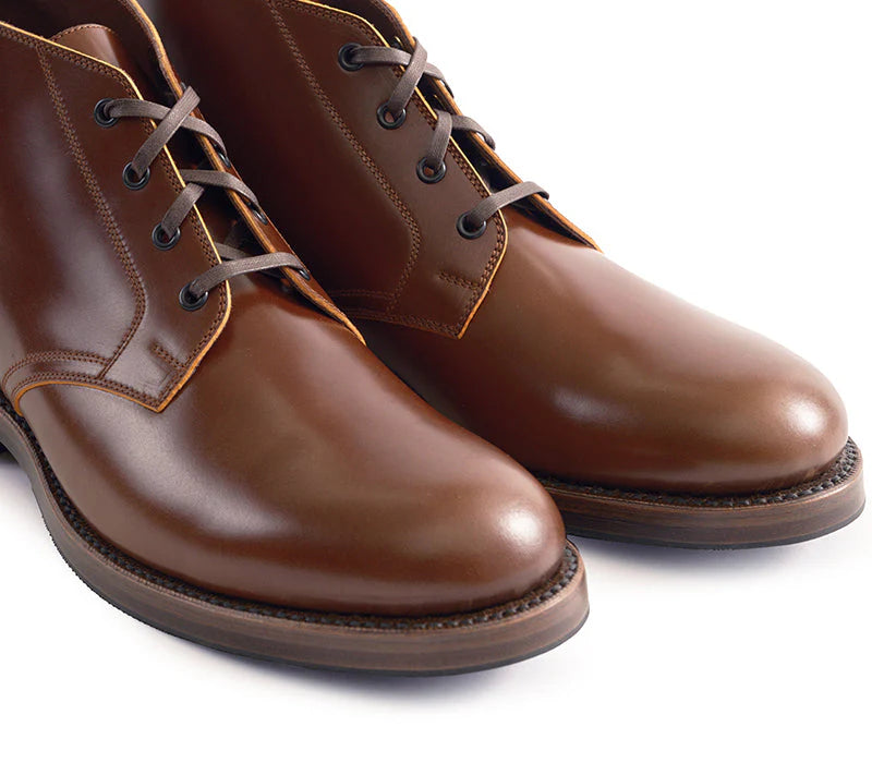 LK-022 Steadfast Chukka Shinki Hikaku Shell Cordovan Cognac
