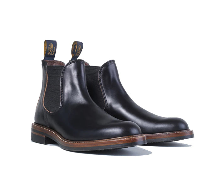 LK-027 Chelsea Boot Horween CXL Black
