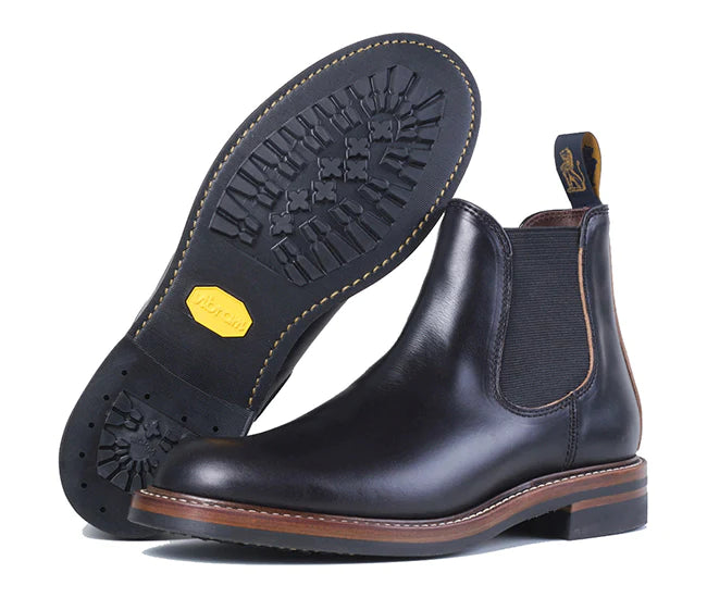 LK-027 Chelsea Boot Horween CXL Black