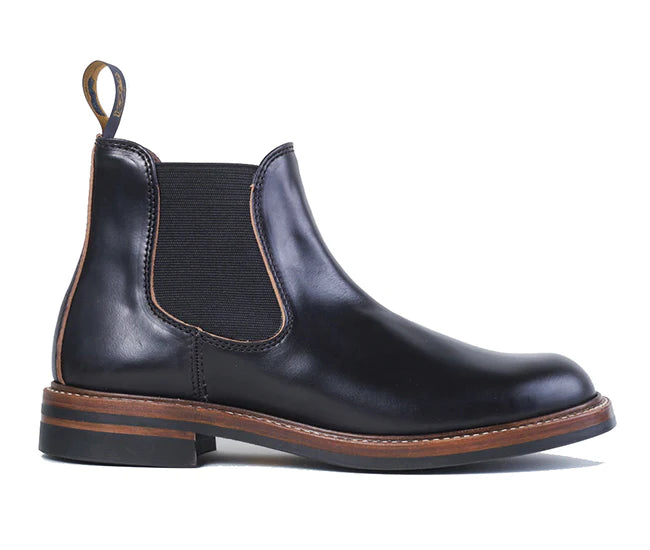 LK-027 Chelsea Boot Horween CXL Black