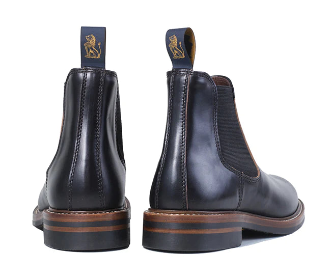 LK-027 Chelsea Boot Horween CXL Black