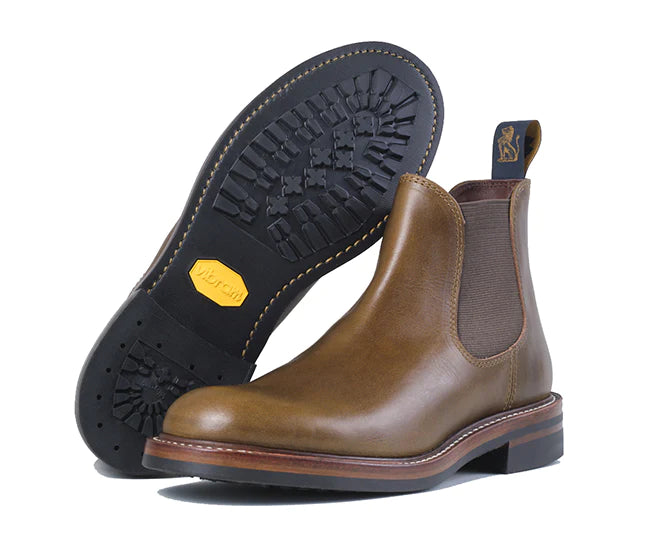 LK-027 Chelsea Boot Horween CXL Dark Olive