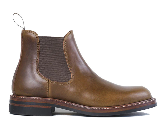 LK-027 Chelsea Boot Horween CXL Dark Olive