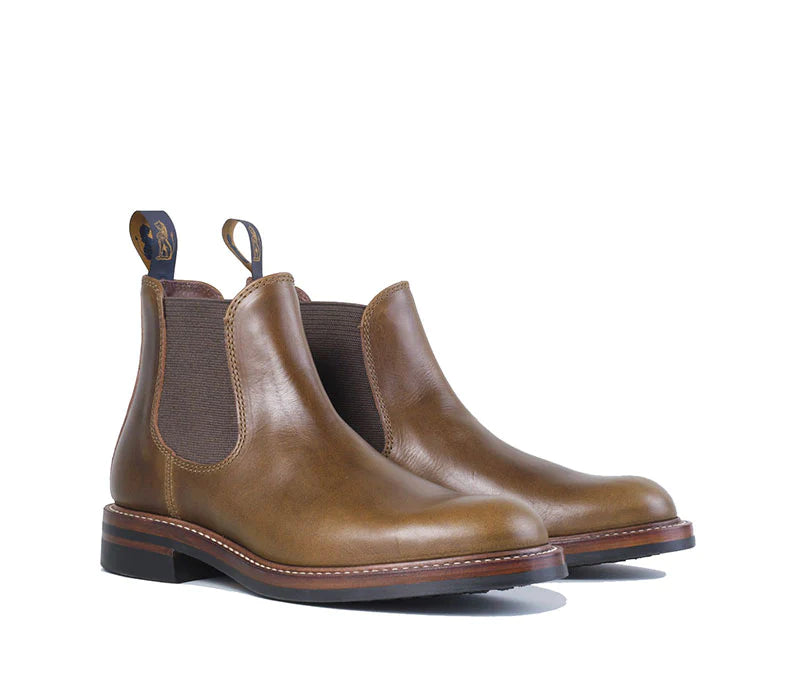 LK-027 Chelsea Boot Horween CXL Dark Olive
