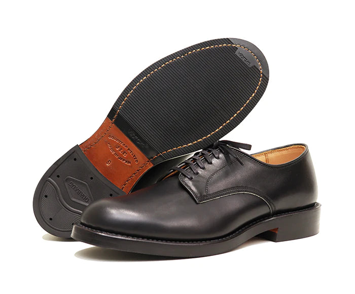 LK-029 USN Low Quarter Shoes French Calf Black