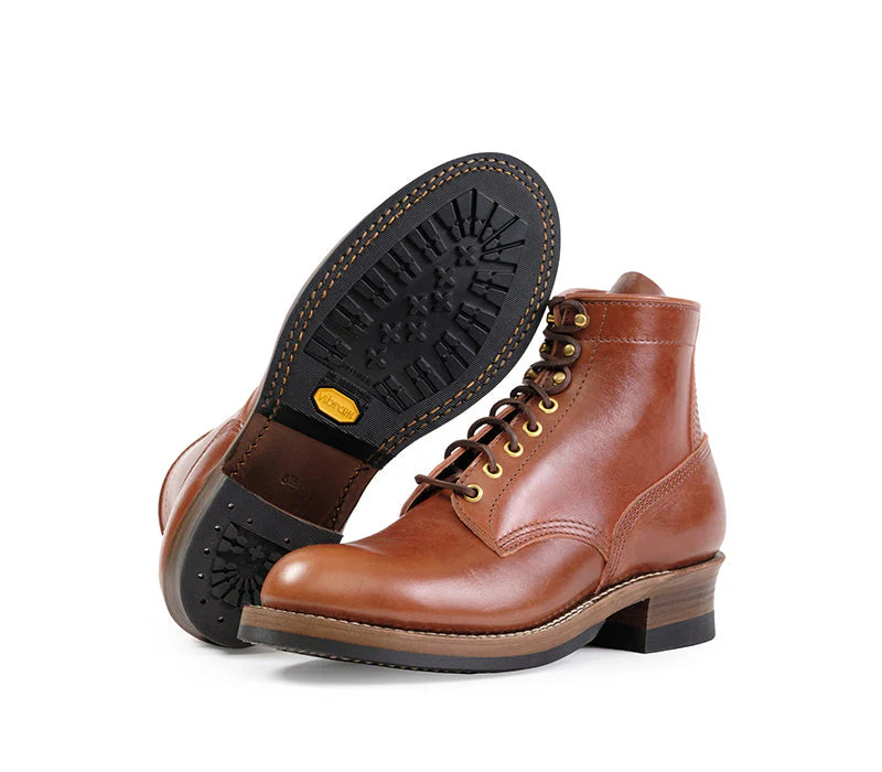 LK-032 Steel Gang Boot Shinki Hikaku Horsebutt Camel