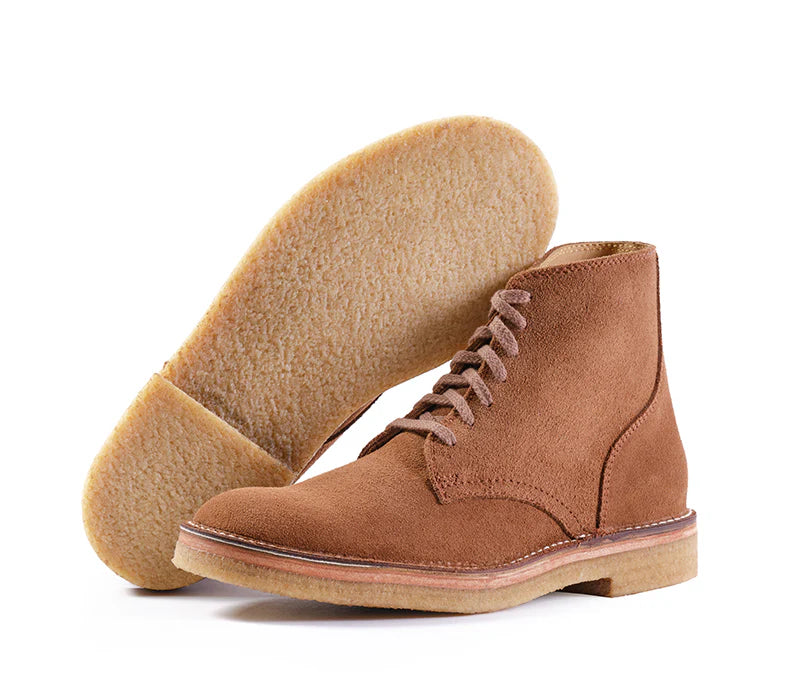 LK-044 Sahara Japanese Suede Boots Mustard
